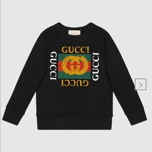 GUCCI black sweatshirt XS/10